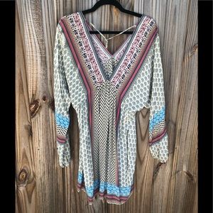 BOHO Zara Mini dress long sleeve